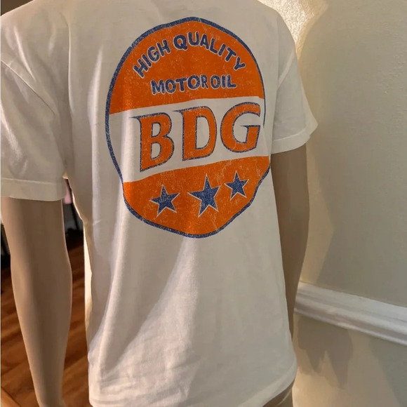 BDG HIGH QUALITY MOTOR OIL T SHIRT SMALL NWOT - Picture 3 of 7